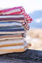 Load image into Gallery viewer, Mae Stripe Turkish Towel