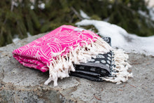 Load image into Gallery viewer, Floral Turkish Towel