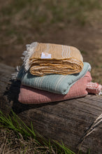 Load image into Gallery viewer, Quinn Stripe Turkish Towel