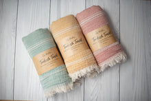 Load image into Gallery viewer, Quinn Stripe Turkish Towel
